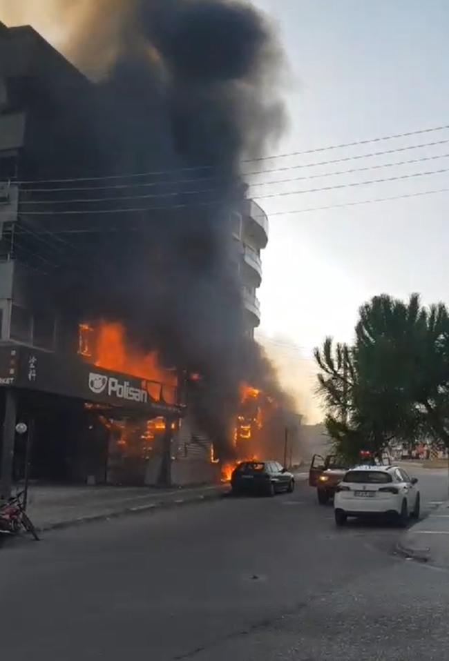 Muğla'da korkutan yangın: 2 yaralı