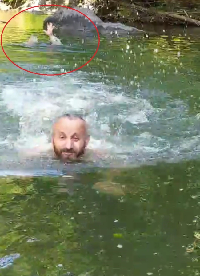 Serinlemek için girdiği derede canından oldu!