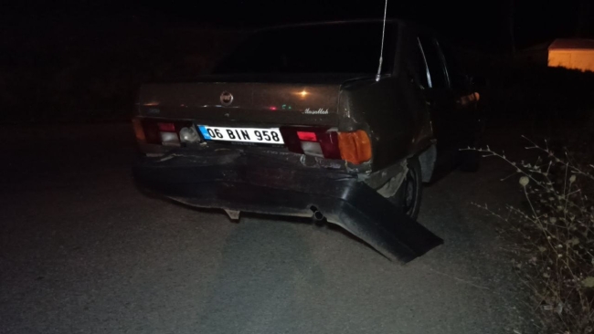 Çorum'da iki otomobil çarpıştı: 2 yaralı