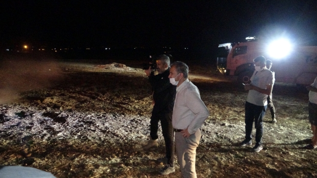 Adıyaman’da anız yangını söndürüldü
