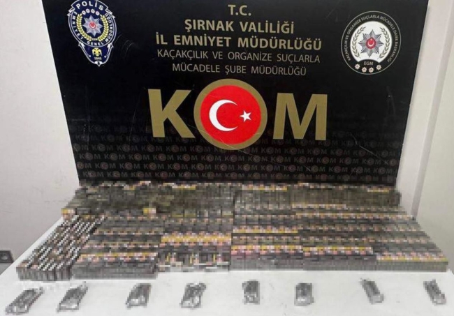 Şırnak'ta kaçakçılık operasyonu: 37 gözaltı