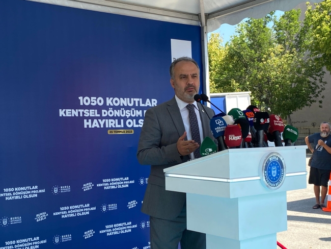 1050 konutlarda dönüşüm startı verildi
