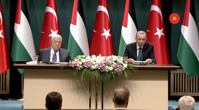 Filistin lideri Abbas Ankara'da