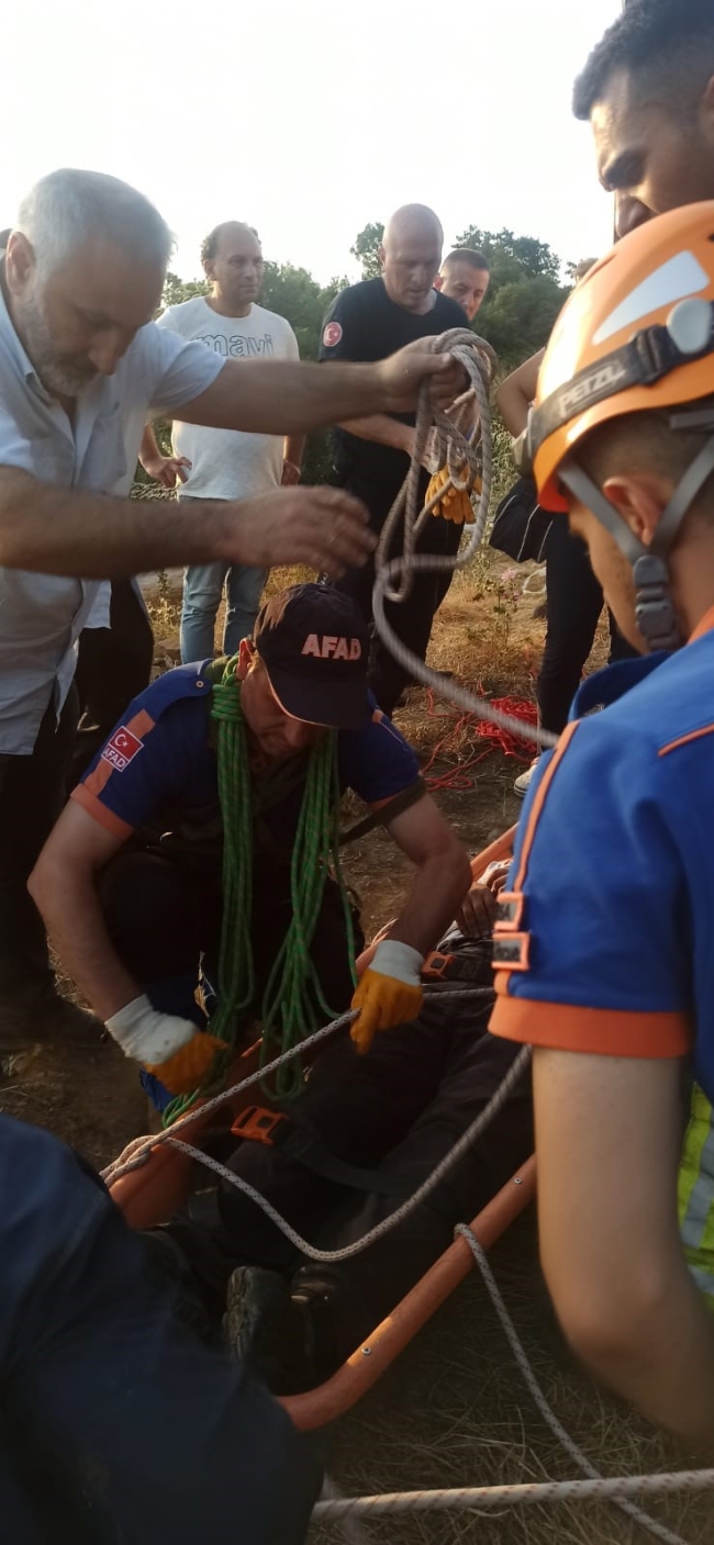 Bursa'da su motorunun parçası başına isabet etti