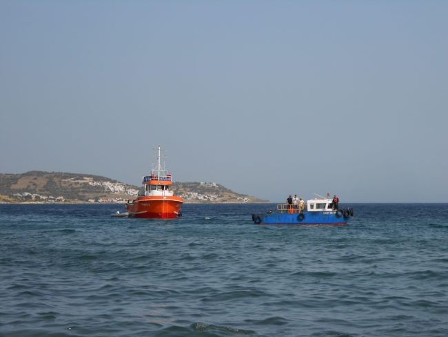 İzmir sahillerinde korkutan görüntü!