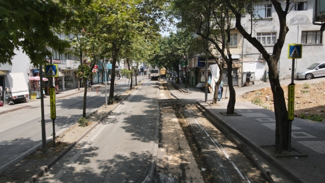 Teyyareci Mehmet Ali Caddesi yenileniyor