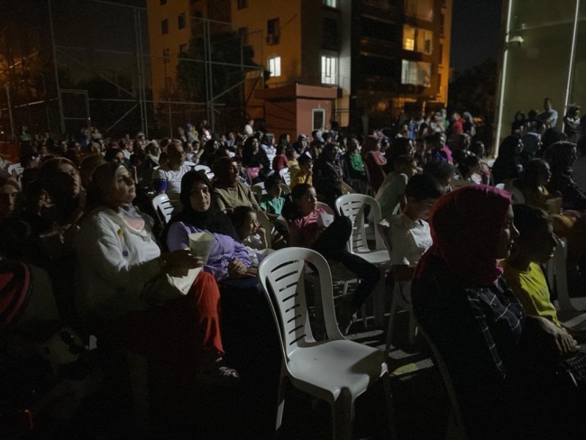 Elazığ'da açık hava sinema etkinliği