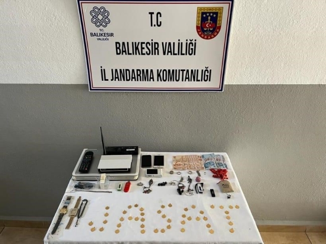 Balıkesir'de 8 hırsızlık olayının zanlısı yakalandı