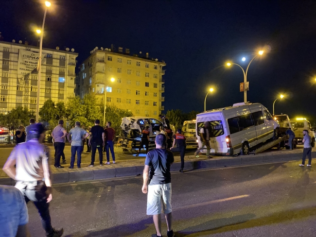 Diyarbakır’da zincirleme kaza: 5 yaralı