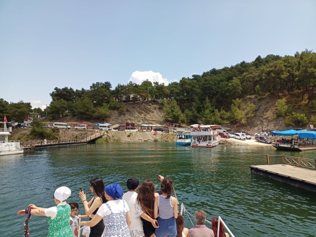 Samsun'da tabiat parkına ziyaretçi akını