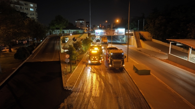 Bursa'nın merkezinde 800 metrelik yenileme
