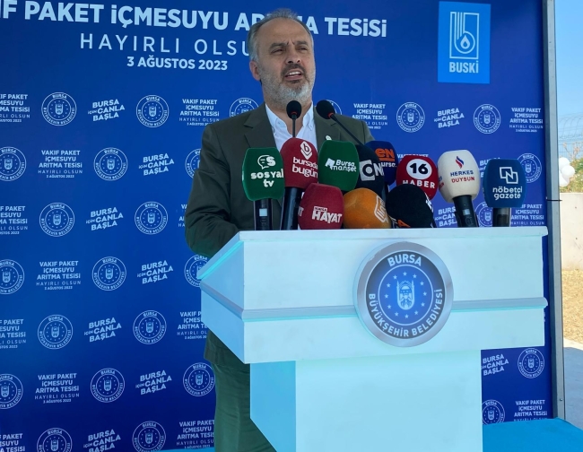 Yıldırım'da 300 bin kişi temiz suya kavuştu