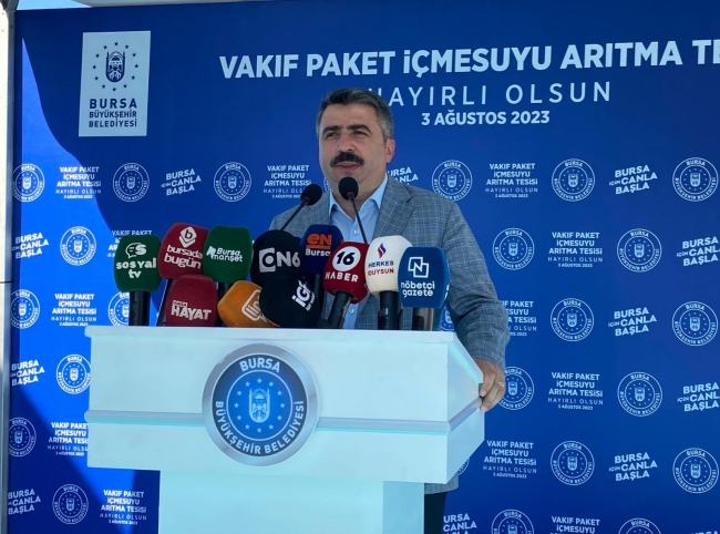 Yıldırım'da 300 bin kişi temiz suya kavuştu