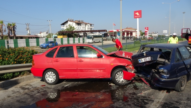 Kazanın ardından 2 kilometrelik araç kuyruğu!