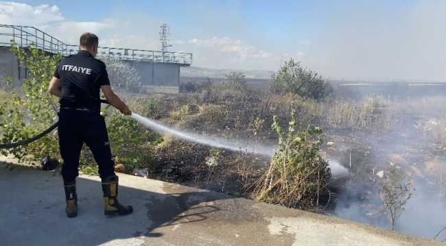 Edirne’de anız yangını söndürüldü
