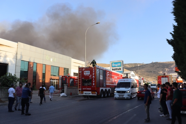 Kayseri'de fabrika yangını