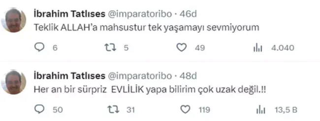 İbrahim Tatlıses: Her an sürpriz bir evlilik yapabilirim!