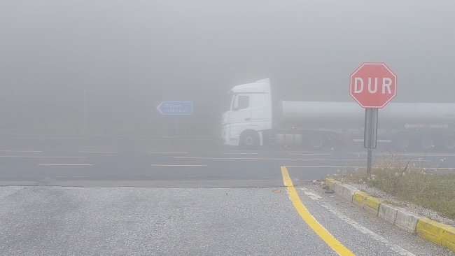 Bolu Dağı'nda sis