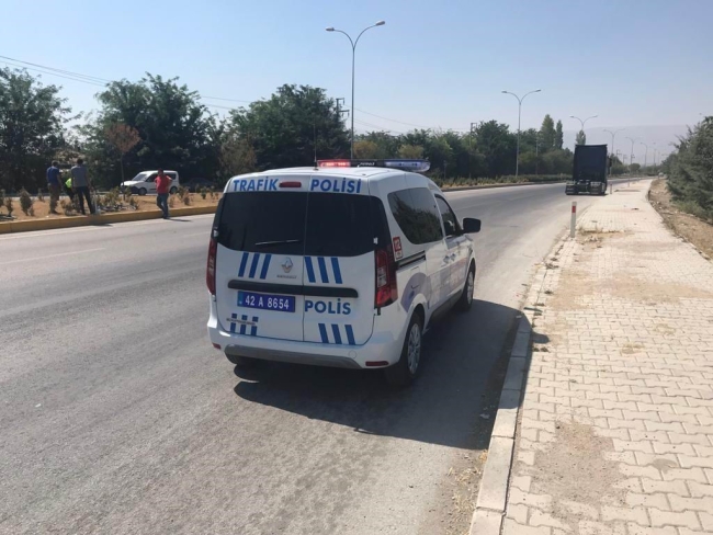 13 yaşındaki çocuğa çekici çarptı