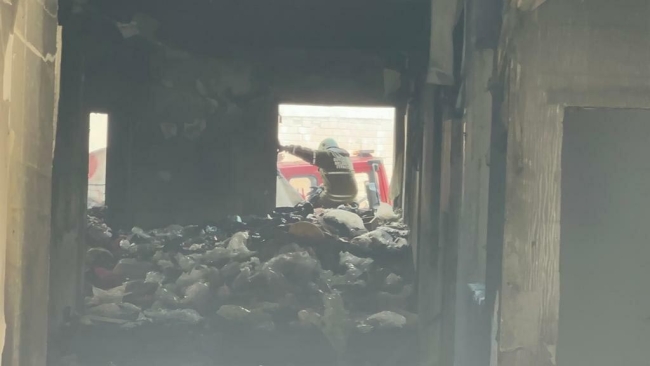 İzmir’de korkutan atölye yangını