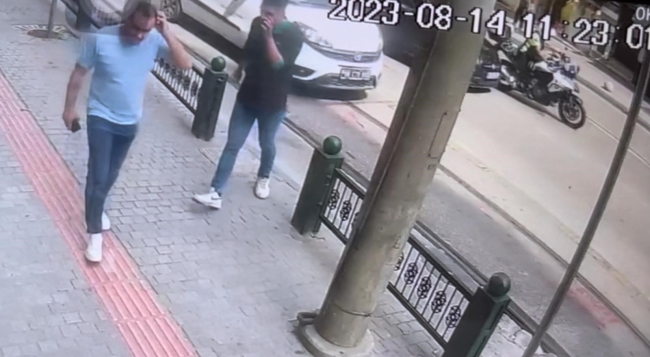 Bursa'da yaralanan polise önce meslektaşları koştu