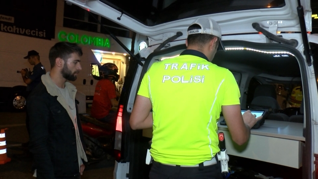 İstanbul'da motosiklet sürücülerine denetim
