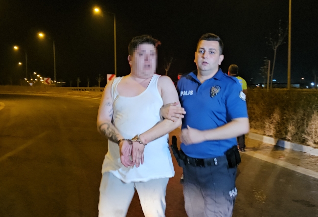 Adana'da 70 kilometrelik kovalamaca