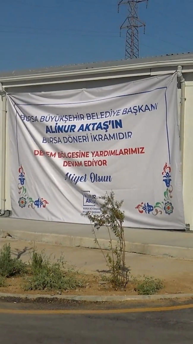 Başkan Aktaş'tan örnek hareket