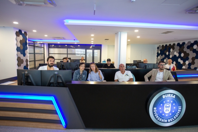 Bursa trafik yönetim merkezine Ukrayna’dan ziyaret