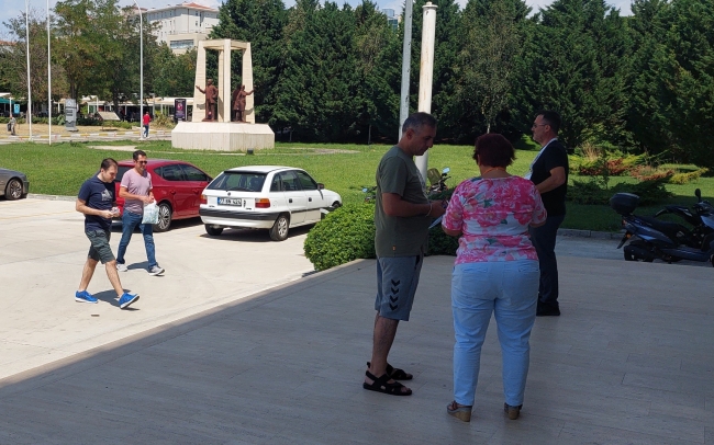 Sınava kıl payı yetiştiler