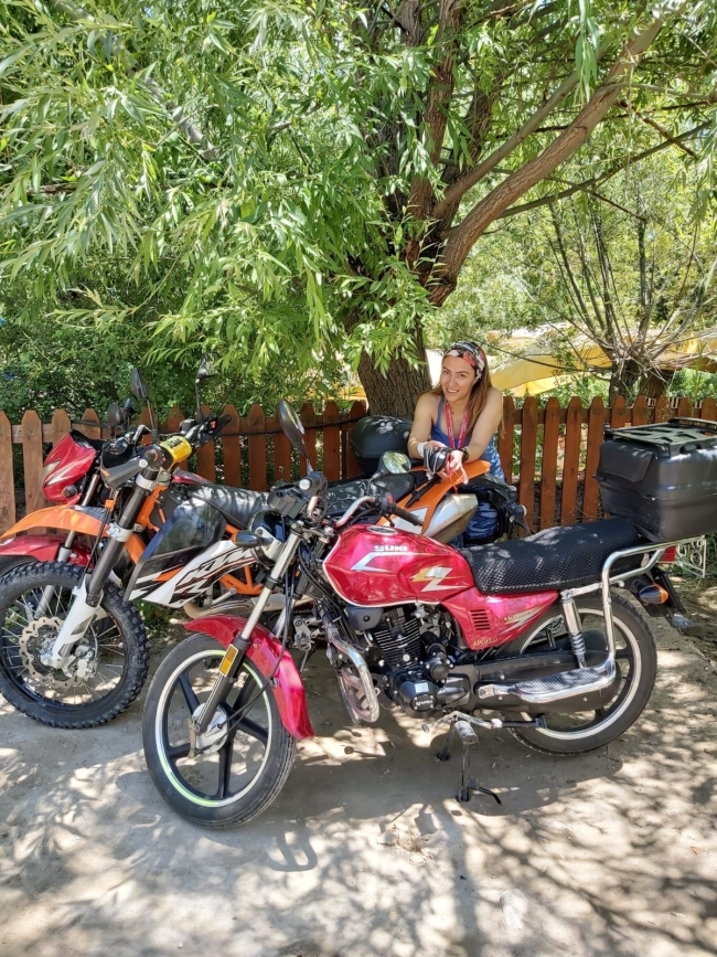 Motosiklet tutkusuyla kanseri yenip dünya turuna çıkmayı planlıyor