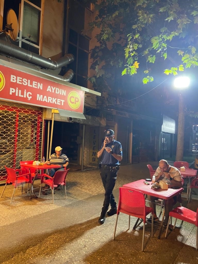 Bursa’da sokaklar polis ekipleri ile güvende