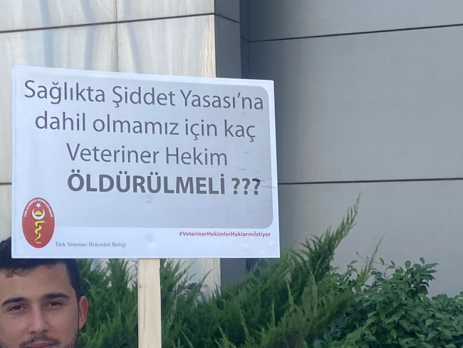 Bursa'da veteriner hekimler iş bıraktı