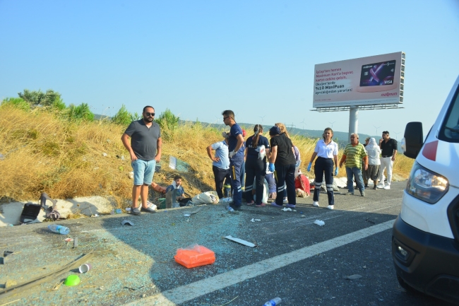 İşçi servisi ile otomobil çarpıştı! Çok sayıda yaralı var