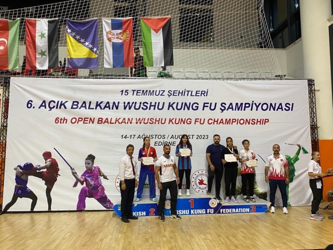6. Balkan Wushu Kung Fu Şampiyonası'na Karacabey damga vurdu