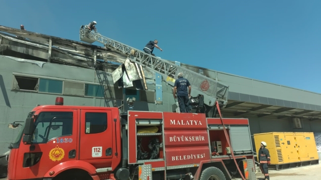 Organize sanayi bölgesinde korkutan yangın
