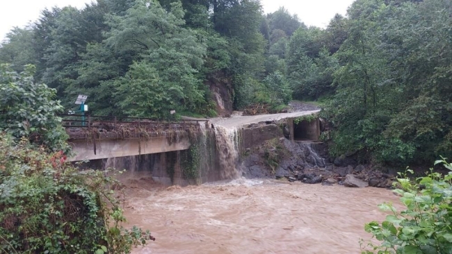 Rize’de şiddetli yağışların bilançosu belli oldu