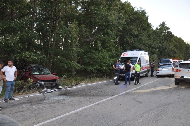 Tekirdağ'da feci kaza: 1 ölü, 2 yaralı