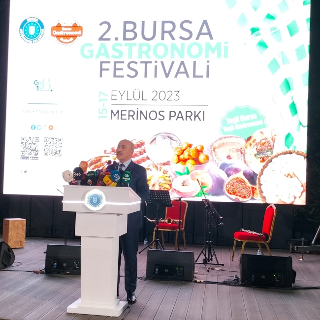 2. Bursa Gastronomi Festivali'nde" geri sayım