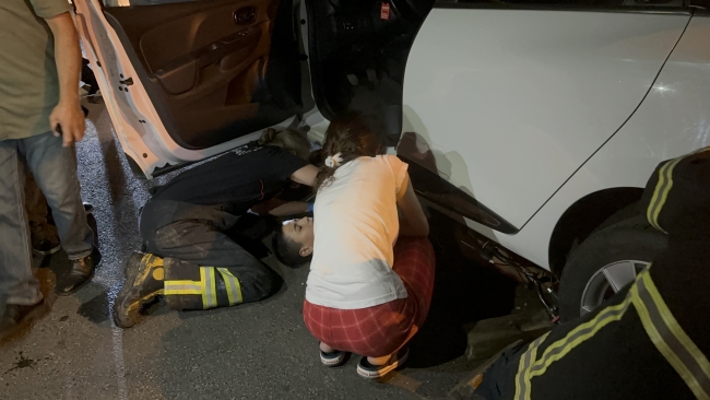 Tekirdağ'da bisikletli çocuk aracın altında kaldı
