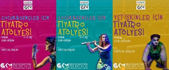 Bursa’da ÇEKSANAT Tiyatro Atölyeleri başlıyor