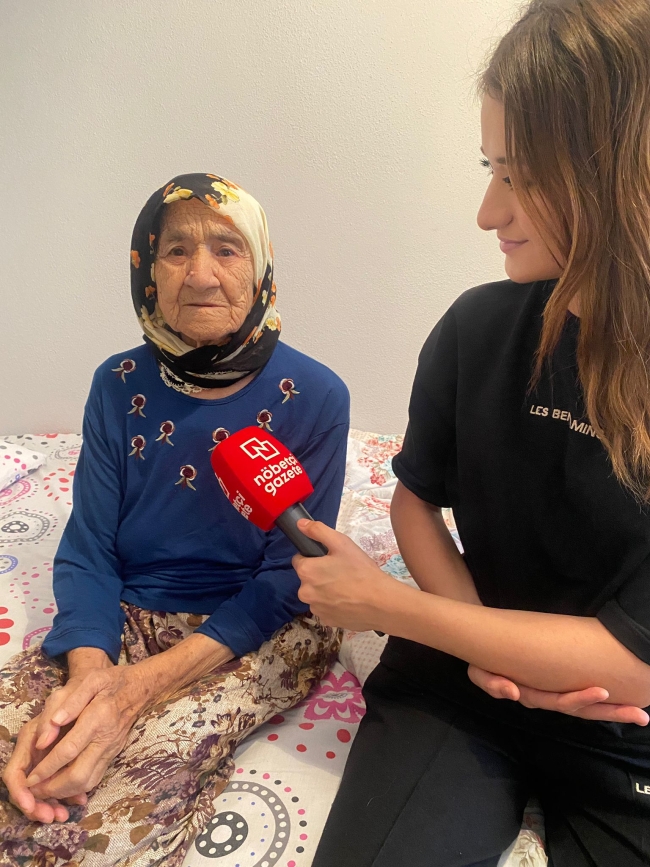 İşte Bursa'nın en yaşlısı Saadet Nine