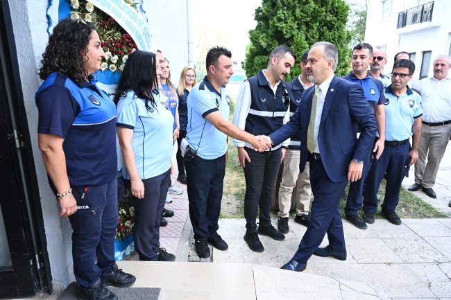 Başkan Aktaş'tan zabıtaya moral ziyareti