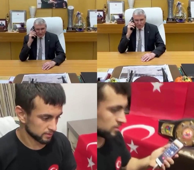 Dünya şampiyonuna ilk kutlama Yüce’den geldi