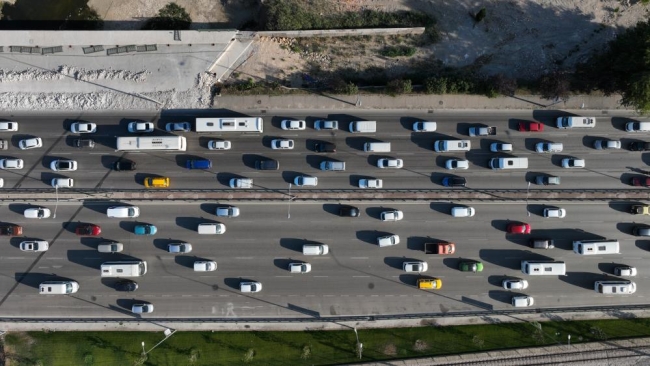 Okulların ilk gününde Bursa trafiği