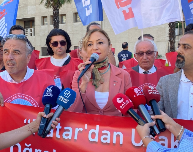 Birleşik Kamu İş'ten Yeliz Toy'a destek