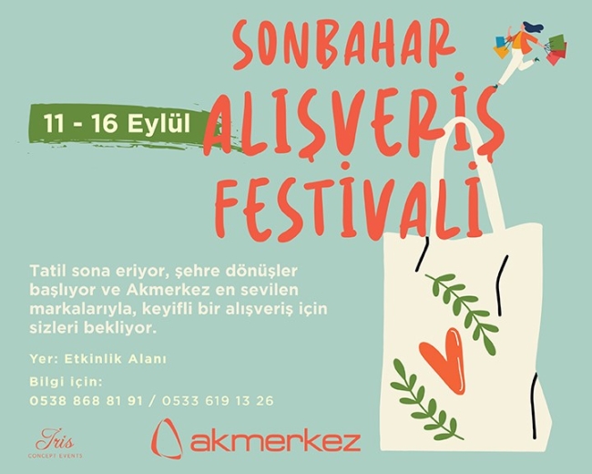 'Sonbahar Alışveriş Festivali' başladı