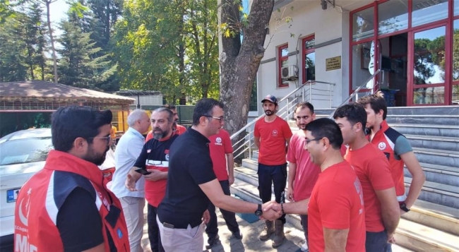 Bursa'da otobüste ilgi çekici görüntüler!