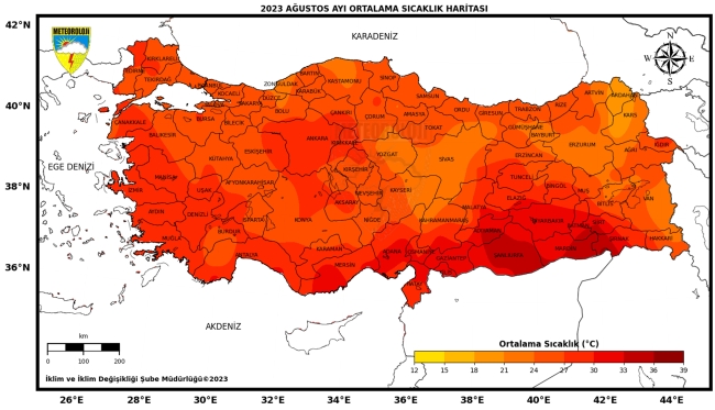 Son 53 yılın en sıcak ikinci ağustosu! iki bölge rekor kırdı