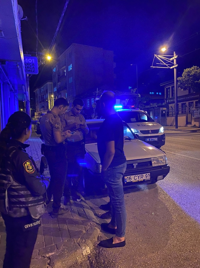 Bursa’da huzur operasyonu.... 811 kişi sorgulandı